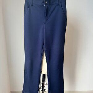 Navy Work Trousers – High Waist/Classic Fit – 29” Waist, 29” Inseam